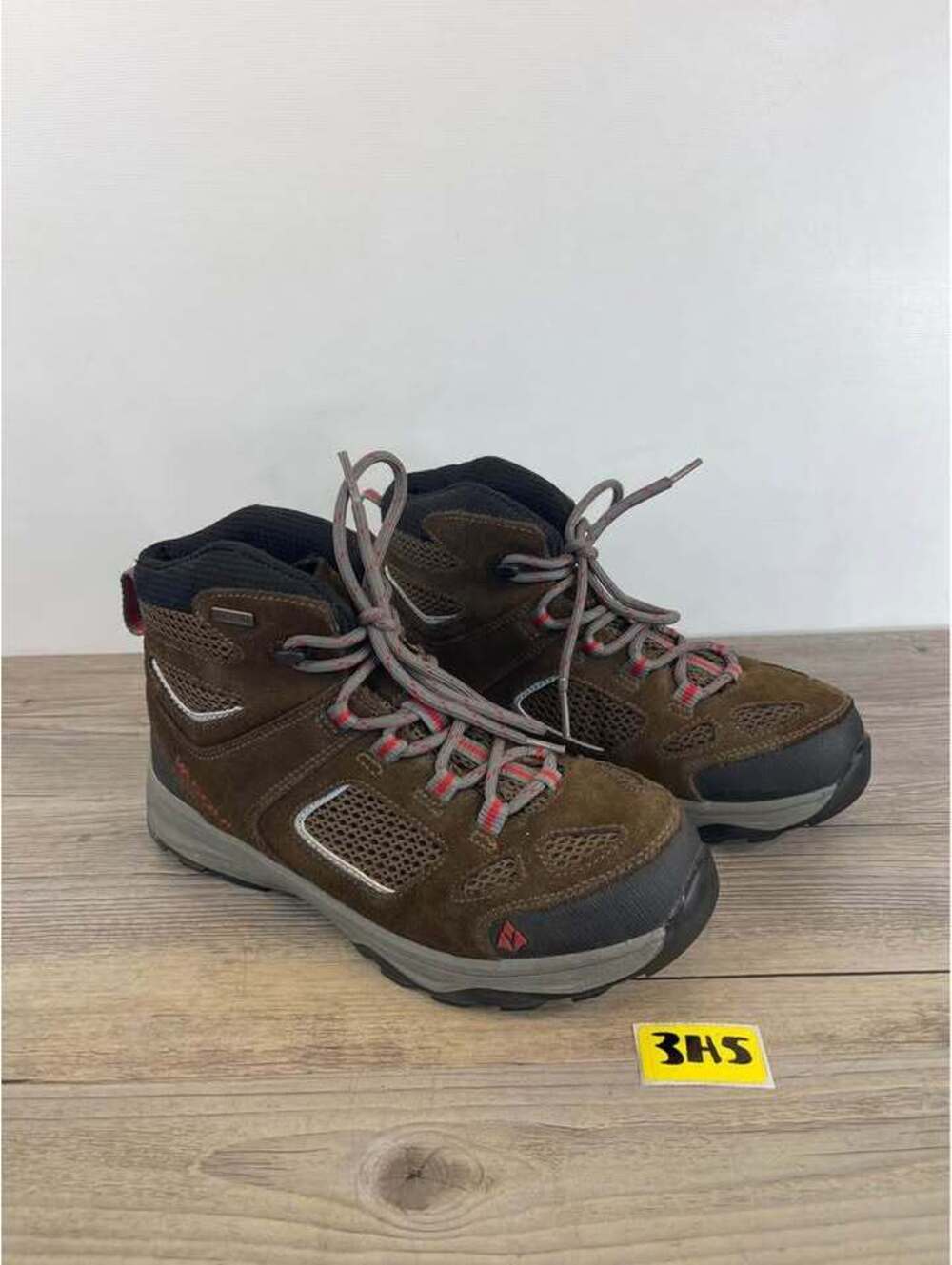Vasque Kids Size 5 Waterproof Brown Red Suede Hiking Trail Boots 7208